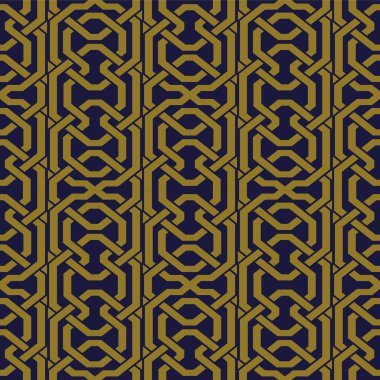 Antika sorunsuz arka plan çokgen geometrisi çapraz çerçeve zinciri L