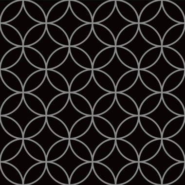 Antika sorunsuz arka plan yuvarlak çapraz çerçeve geometrisi