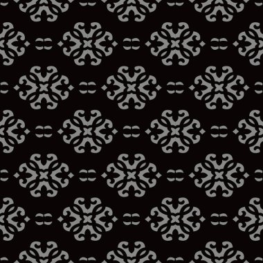 Antika sorunsuz arka plan eğrisi çapraz çiçek kret