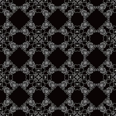 Antika sorunsuz arka plan sarmal eğri kontrol çapraz çerçeve Flowe