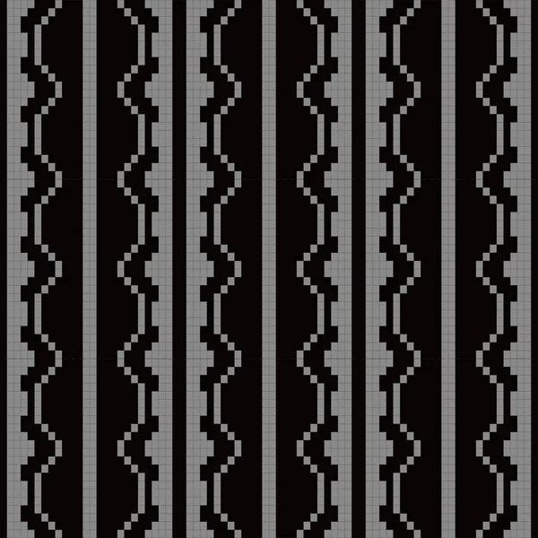 Starožitný bezešvé pozadí mozaiky Pixel mnohoúhelník geometrie rámu — Stockový vektor