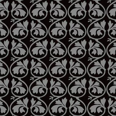 Antika sorunsuz arka plan eğrisi çapraz sarmal asma bitki yaprak