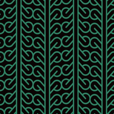 Antika sorunsuz arka plan eğri yuvarlak çapraz oyma çerçeve çizgi