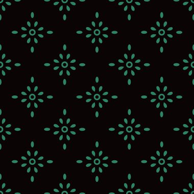 Antika sorunsuz arka plan yuvarlak çapraz nokta çiçek