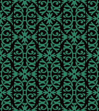 Antika sorunsuz arka plan sarmal eğri çapraz Bahçe çerçeve akışı