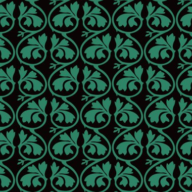 Antika sorunsuz arka plan eğrisi çapraz sarmal asma bitki yaprak