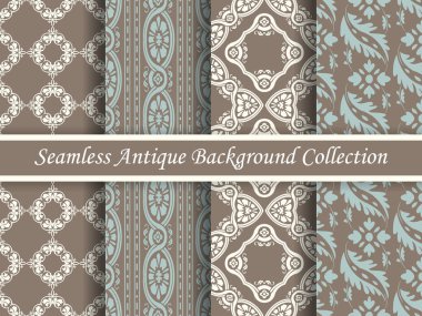 Antika sorunsuz zarif kahverengi tonu arka plan resim koleksiyonu