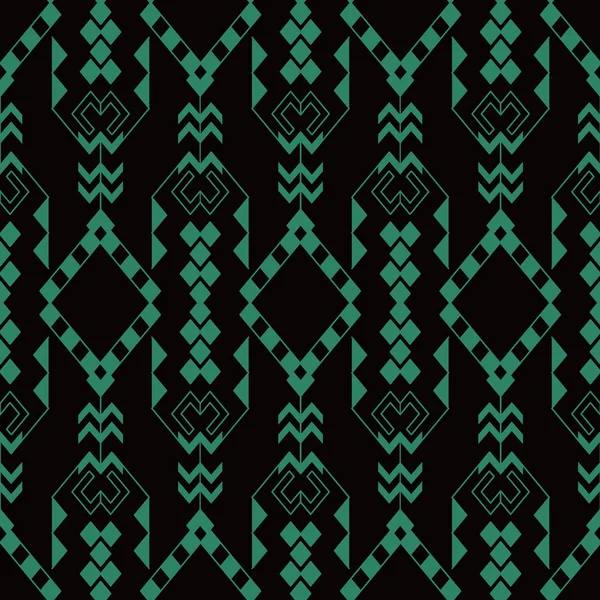Antique sans couture arrière-plan Vérifier Triangle Autochtone Arrow Cros — Image vectorielle