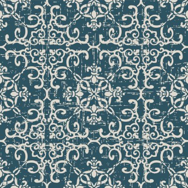 Antika sorunsuz arka plan eğrisi sarmal yıpranmış çapraz zinciri