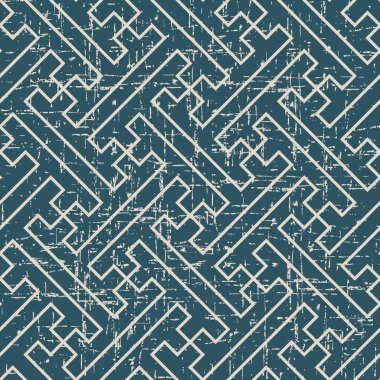 Antika sorunsuz arka plan çokgen sarmal çapraz izleyici yıpranmış