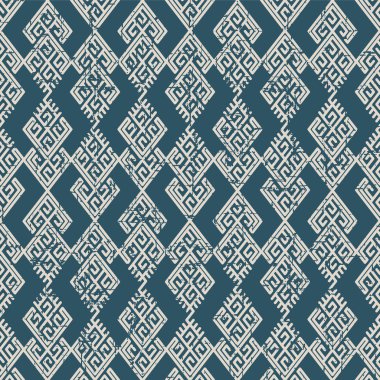 Antika sorunsuz arka plan kontrol sarmal çapraz oyma yıpranmış 