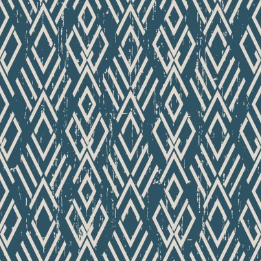 Antika sorunsuz arka plan kontrol elmas çapraz Geometr yıpranmış