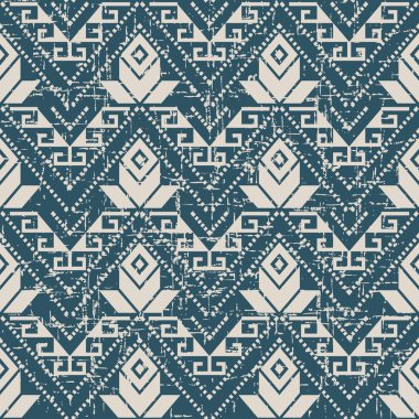 Antika sorunsuz arka plan üçgen Aborijin çapraz D yıpranmış