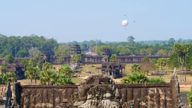 Antik tapınak kompleksinin popüler turistik manzarası