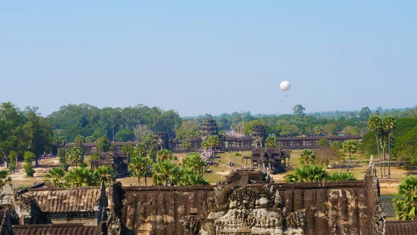 Beliebte Touristenattraktion Landschaft Ansicht der alten Tempel comp — Stockfoto