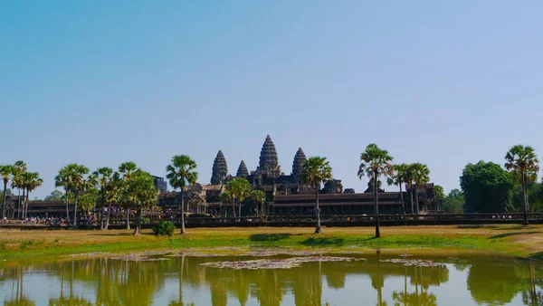 Beliebte Touristenattraktion Landschaft Ansicht der alten Tempel comp — Stockfoto