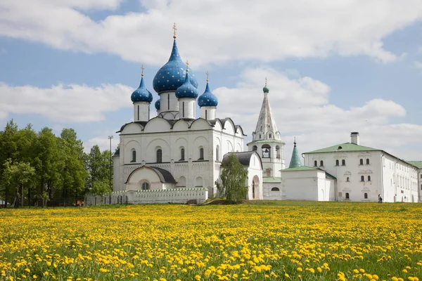 Suzdal Kremlin. Rusya'nın altın yüzük. Suzdal, Bahar