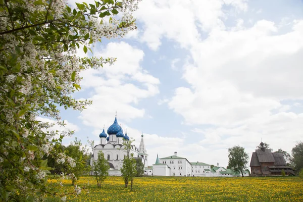 Suzdal Kremlin. Rusya'nın altın yüzük. Suzdal, Bahar