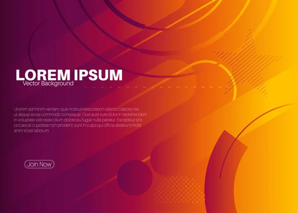 Gradyan vektör arka planı. Geometrik şekilli modern poster şablonu. Soyut Kapak, Web Sayfa Tasarımı.