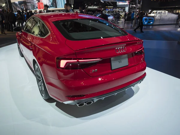 Detroit Enero 2018 Audi Exhibición Durante Salón Internacional Del Automóvil — Foto de Stock