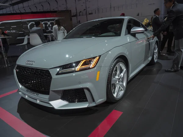Detroit Eua Janeiro 2018 Audi Ttrs Exibição Durante North American — Fotografia de Stock