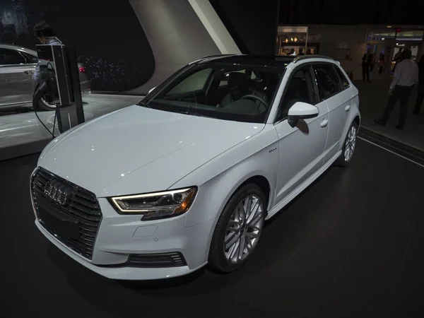 Detroit Enero 2018 Audi Tron Exhibición Durante Salón Internacional Del — Foto de Stock