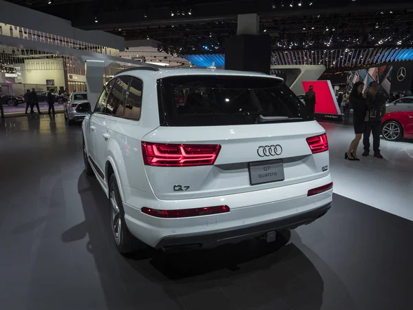 Detroit Enero 2018 Audi Exhibición Durante Salón Internacional Del Automóvil — Foto de Stock