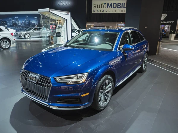 Detroit Января 2018 Года Audi Allroad Североамериканском Международном Автосалоне Cobo — стоковое фото