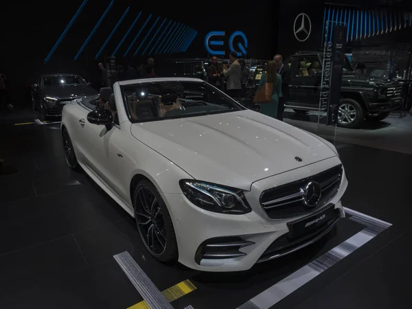 Detroit Januari 2018 Mercedes Amg Cabriolet Tentoongesteld Tijdens North American — Stockfoto