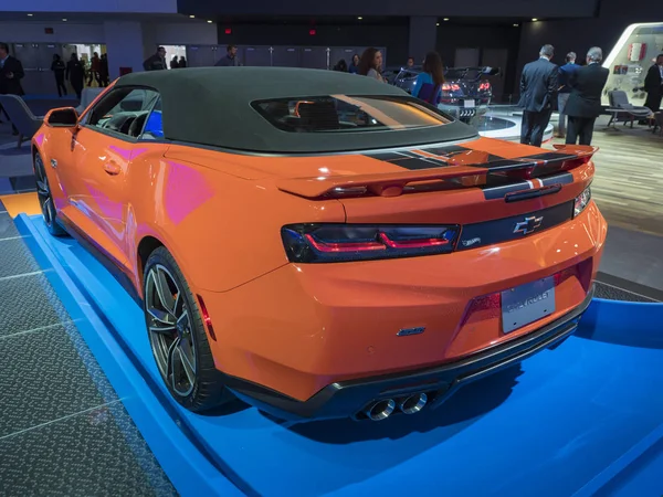 Detroit Enero 2018 Chevrolet Camaro Hot Wheels Exhibe Durante Salón — Foto de Stock