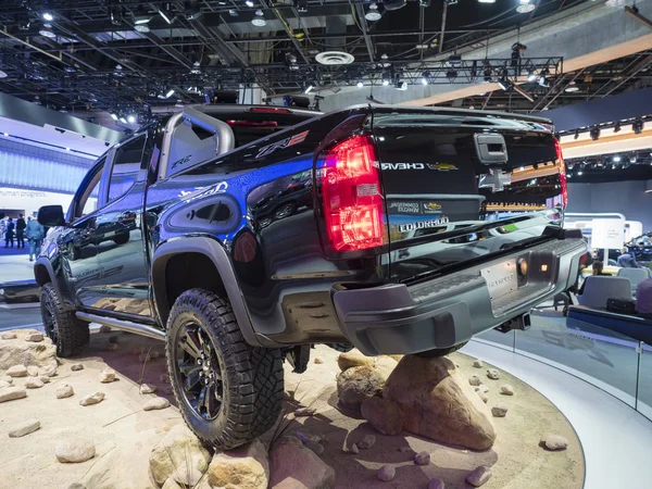 Detroit Oss Januari 2018 Chevrolet Colorado Pickup Lastbil Displayen Den — Stockfoto
