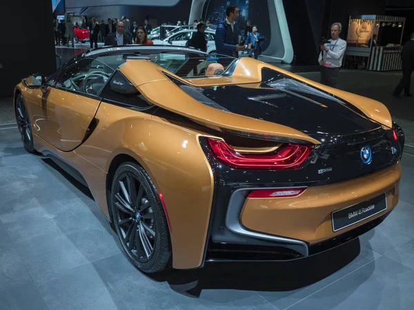 Detroit Nekünk 2018 Január Bmw Roadster Kijelző Alatt Észak Amerikai — Stock Fotó