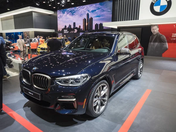 Detroit Enero 2018 Bmw Exhibición Durante Salón Internacional Del Automóvil — Foto de Stock