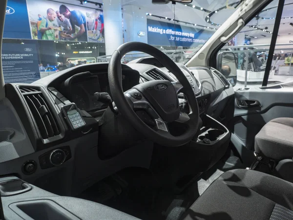 Detroit Nas Stycznia 2018 Ford Transit Wyświetlaczu Podczas North American — Zdjęcie stockowe