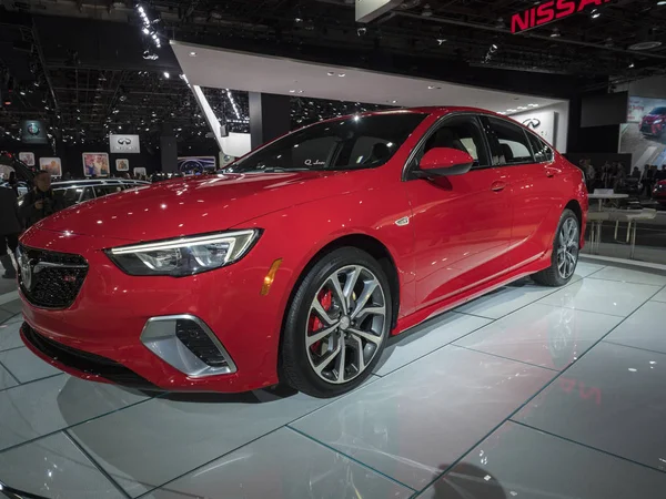 Detroit Enero 2018 Buick Regal Exhibición Durante Salón Internacional Del — Foto de Stock