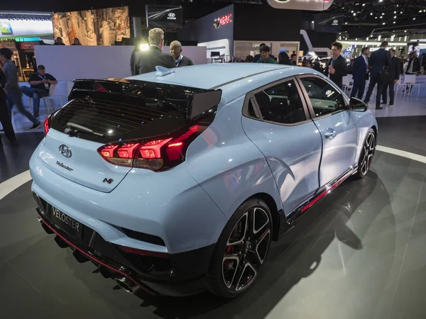 Detroit January 2018 Hyundai Veloster Display North American International Auto — Stock Photo, Image