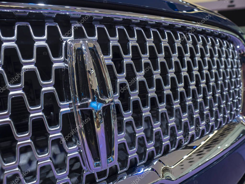 DETROIT, US - JANUARY 15, 2018: Lincoln MKZ on display during the North American International Auto Show at the Cobo Center in downtown Detroit.