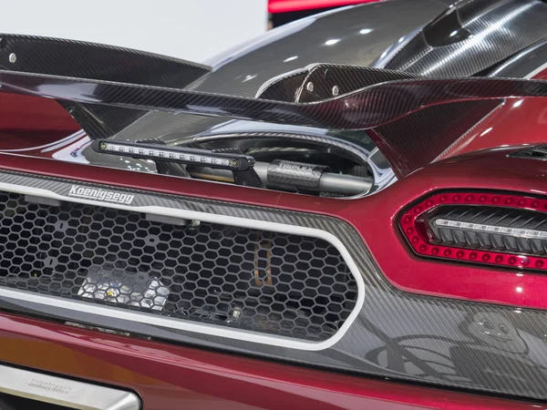Detroit Nekünk 2018 Január Koenigsegg Agera Kijelző Alatt Észak Amerikai — Stock Fotó