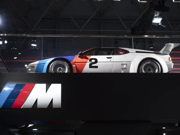 BMW M1 race car at the 2018 New York International Auto Show — Stock Photo, Image