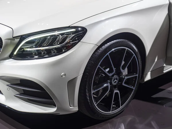 Mercedes C-klasse Cabriolet op de 2018 New York International AutoShow — Stockfoto