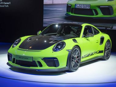 Porsche yeni 911 Gt3 Rs GT'nin paket 2018 New York Uluslararası Otomobil Fuarı, debuts