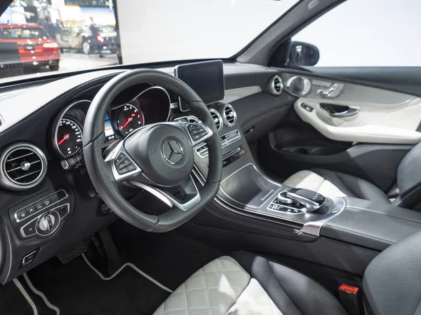 Mercedes GLC en el Salón Internacional del Automóvil de Nueva York 2018 — Foto de Stock