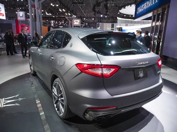 Maserati Levante Trofeo al Salone Internazionale dell'Auto di New York 2018 — Foto Stock