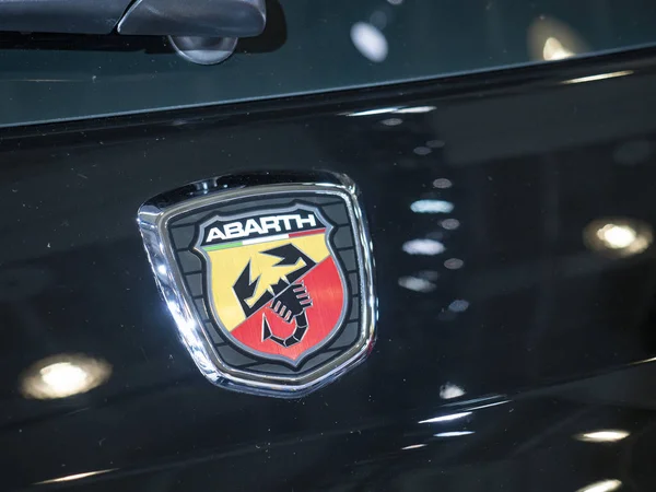 Fiat 500 abarth auf der new york international auto show 2018 — Stockfoto