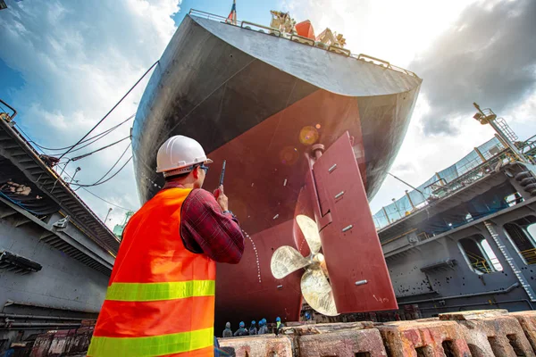 Port Controller Harbor Master Command Terminal Port Safety Control Security — Stock Photo, Image