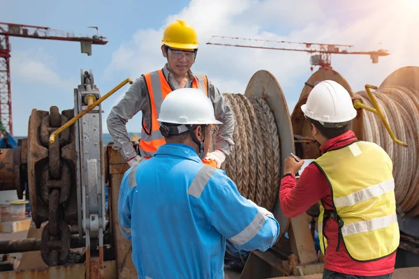 Voorafgaande Vergadering Bespreking Van Teamwerk Voor Voor Het Werken Met — Stockfoto