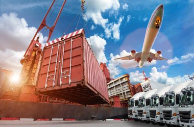 the logistics system services are all include seafreight saling with land trucking trailer and air swift delivery shipments always in time, one stop services for all kinds of transports cargo services