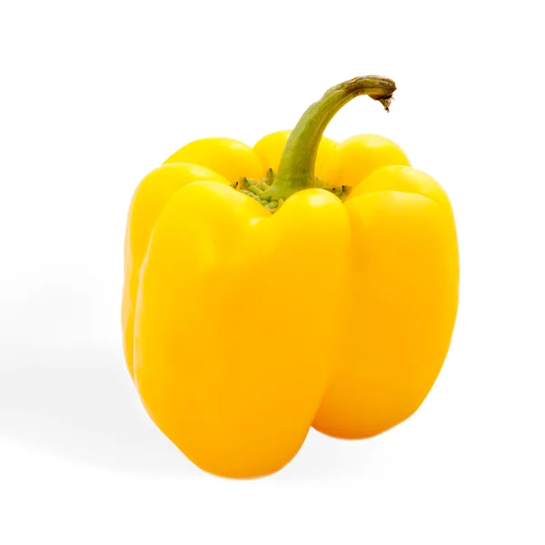 Yellow pepper isolated on the white background — Stock Photo, Image