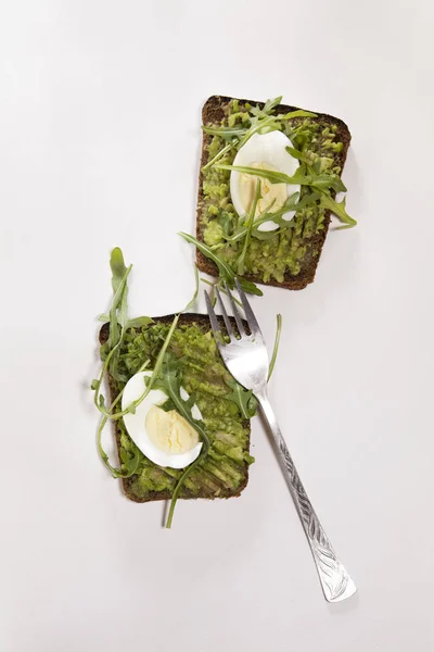 The ideal breakfast for the proper energy for whole day. — Stock Photo, Image