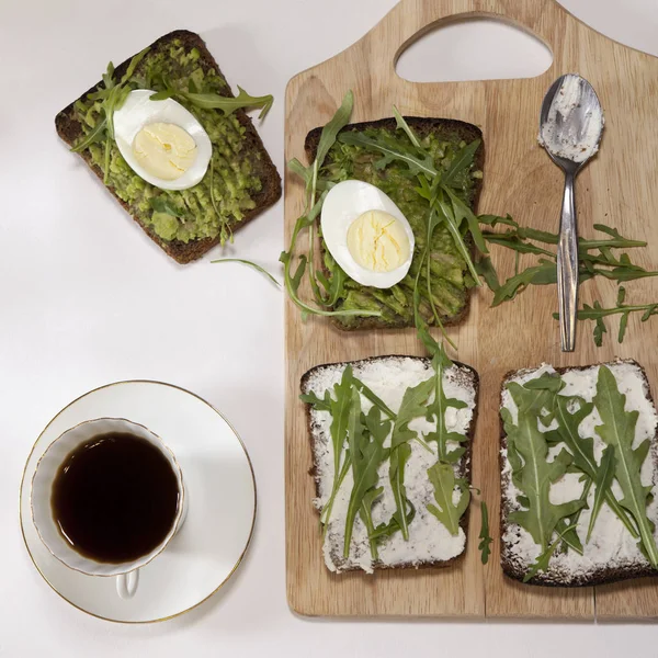 The ideal breakfast for the proper energy for whole day. — Stock Photo, Image